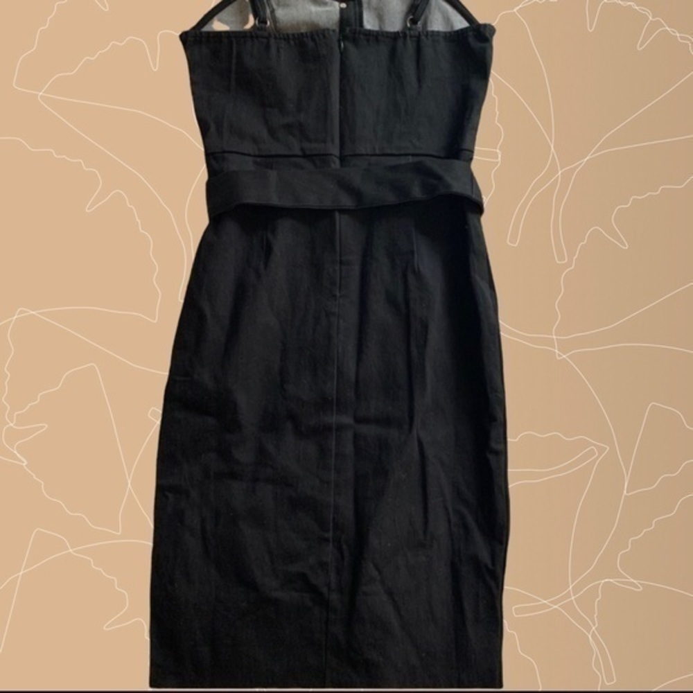 Dark denim midi dress - Picture 5 of 7
